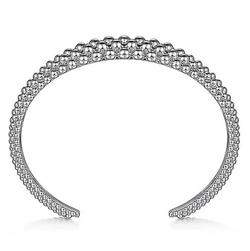 BRACELETS - Sterling Silver Bujukan 6.25 Inch Cuff Bangle