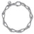 Sterling Silver Bujukan 7.5 Inch Link Chain Bracelet
