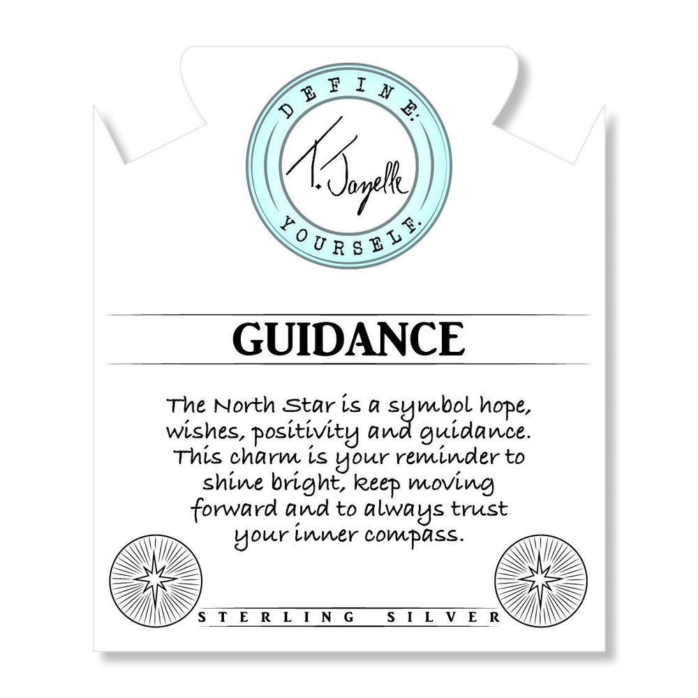 BRACELETS - Terahertz Stone Bracelet With Guidance Sterling Silver Charm