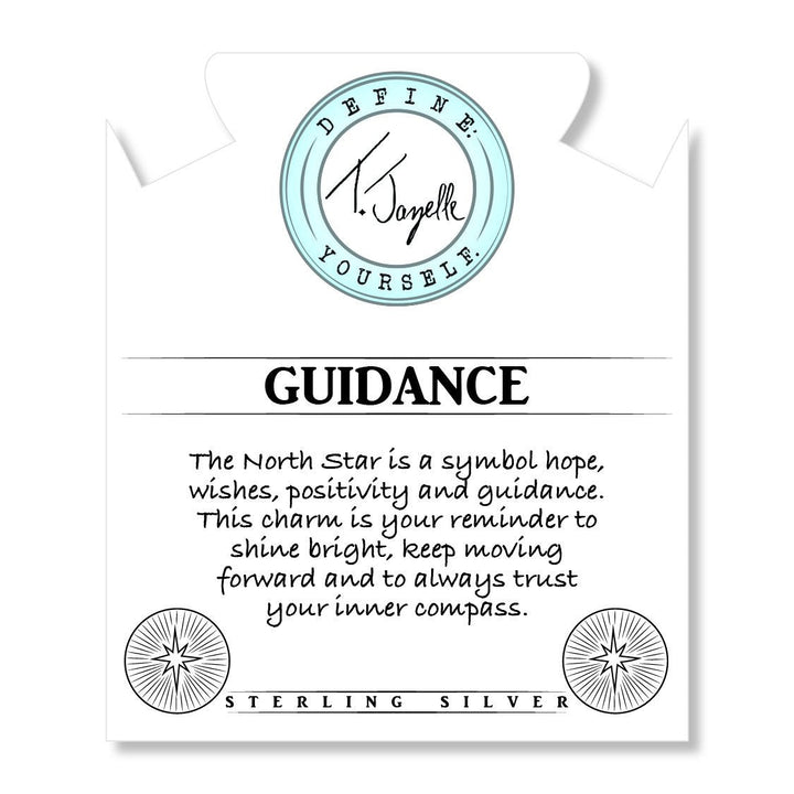 BRACELETS - Terahertz Stone Bracelet With Guidance Sterling Silver Charm