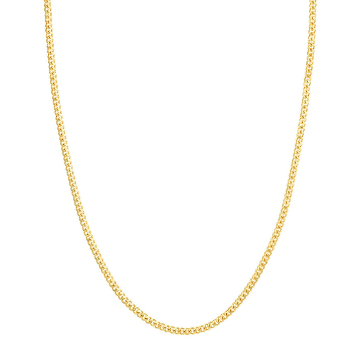 Chain - 14K Yellow Gold 3.5mm Tight Miami Cuban Link 24 Inch Chain