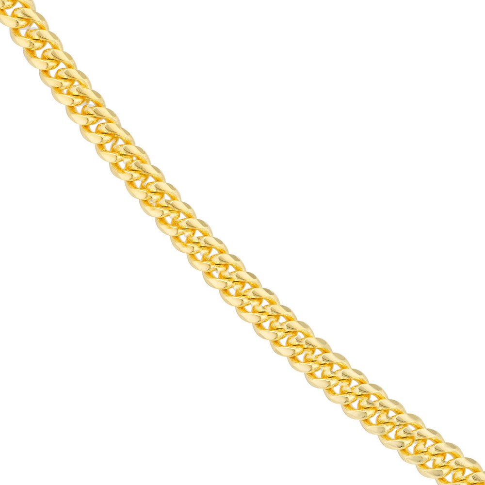 Chain - 14K Yellow Gold 3.5mm Tight Miami Cuban Link 24 Inch Chain