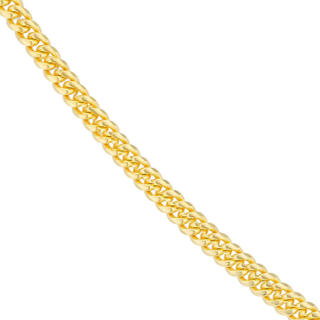 Chain - 14K Yellow Gold 3.5mm Tight Miami Cuban Link 24 Inch Chain