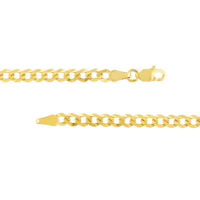 Chain - 14K Yellow Gold 3.7mm 20 Inch Curb Chain