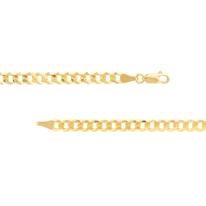 Chain - 14K Yellow Gold 4.95mm 24 Inch Curb Chain