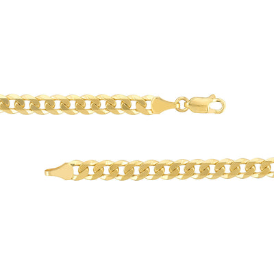 Chain - 14K Yellow Gold 5.7mm Miami Cuban Link 22 Inch Chain