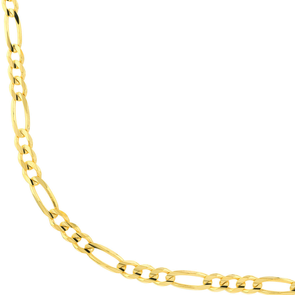 Chain - 14K Yellow Gold 5.8mm 22 Inch Concave Figaro Chain
