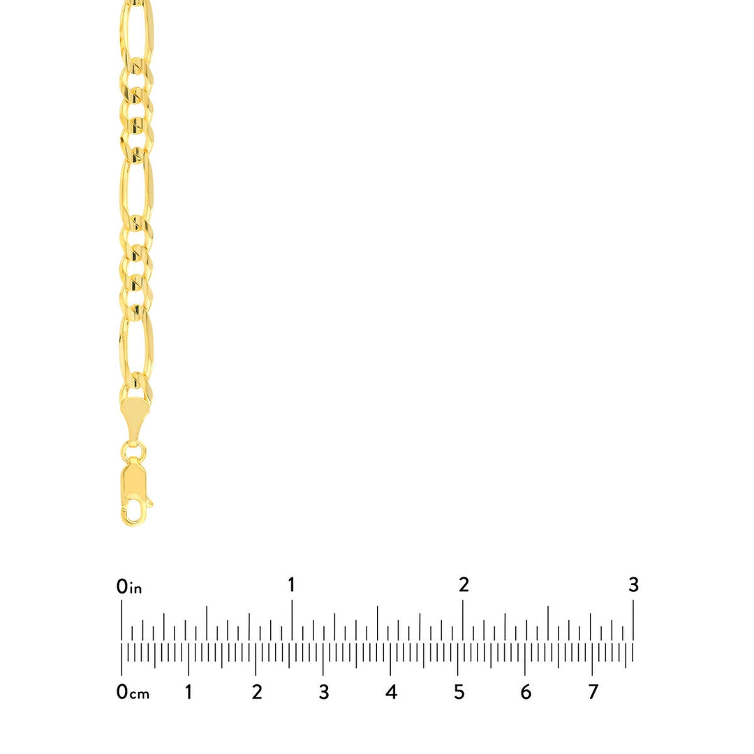 Chain - 14K Yellow Gold 5.8mm 22 Inch Concave Figaro Chain