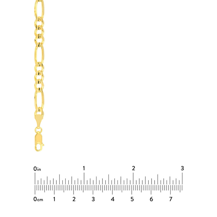 Chain - 14K Yellow Gold 5.8mm 22 Inch Concave Figaro Chain