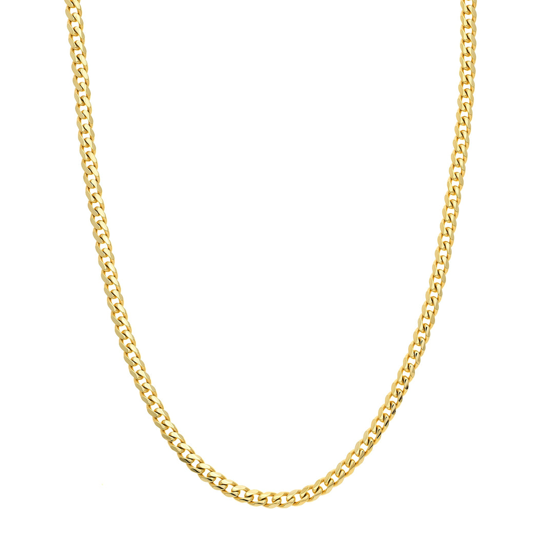 22 In Chain 14K Yellow Gold 5mm Miami Cuban 22 Inch Chain – Mullen Brothers