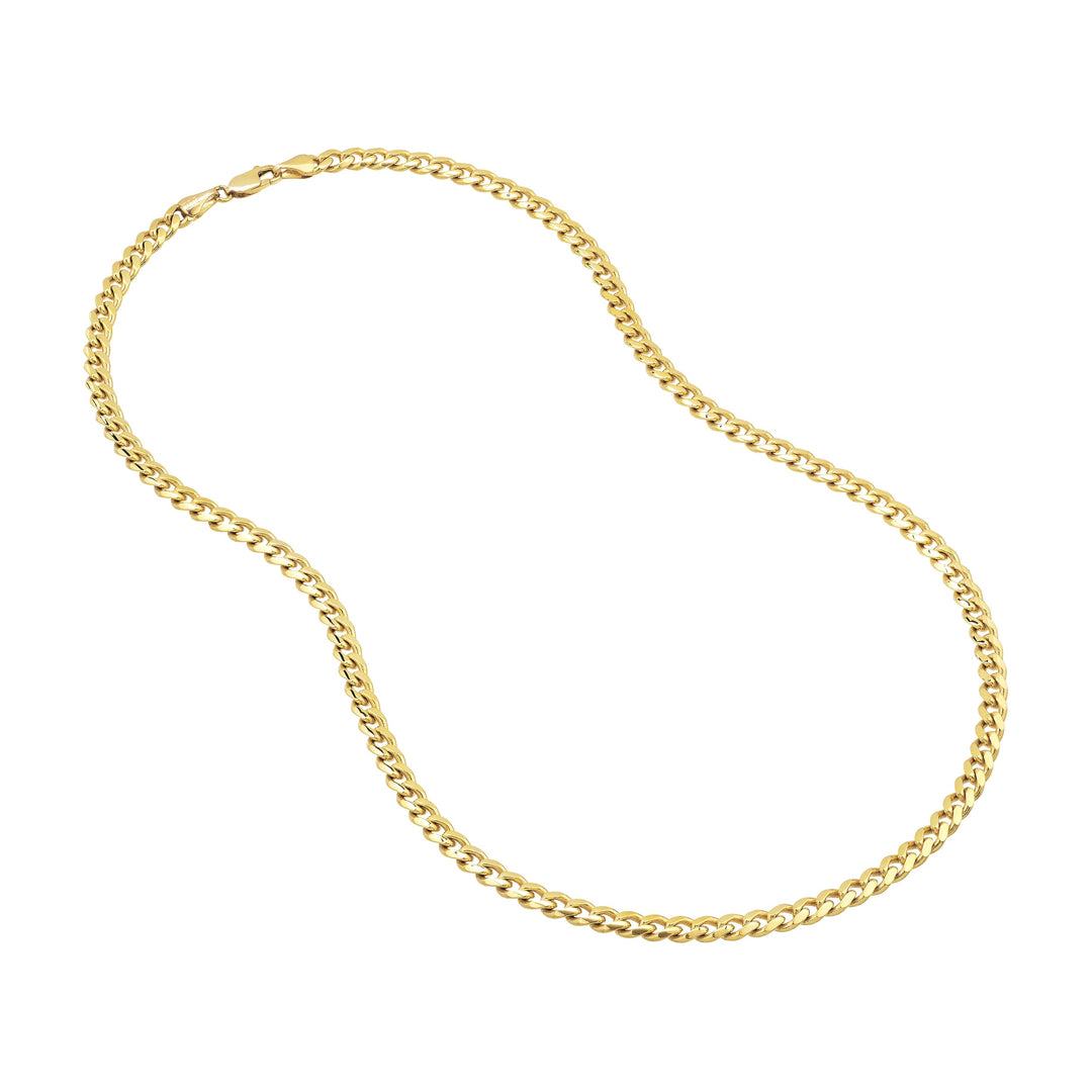 Chain - 14K Yellow Gold 5mm Miami Cuban 22 Inch Chain