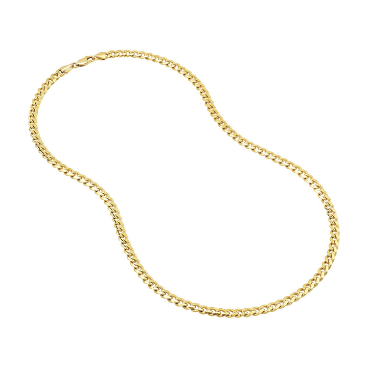 Chain - 14K Yellow Gold 5mm Miami Cuban 22 Inch Chain