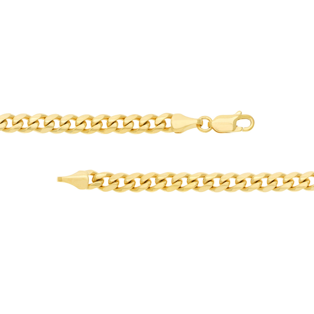 Chain - 14K Yellow Gold 5mm Miami Cuban 22 Inch Chain