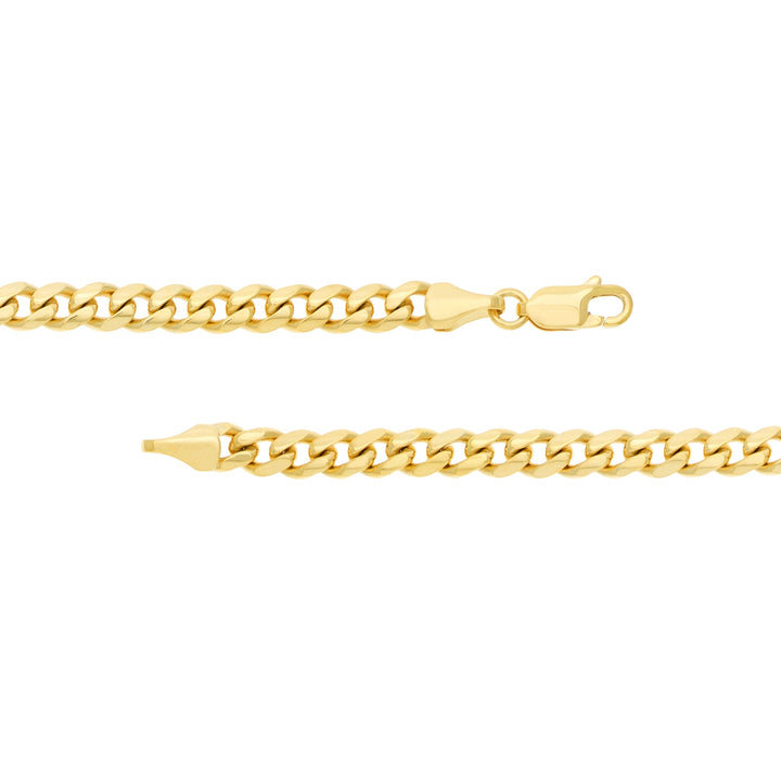 Chain - 14K Yellow Gold 5mm Miami Cuban 22 Inch Chain
