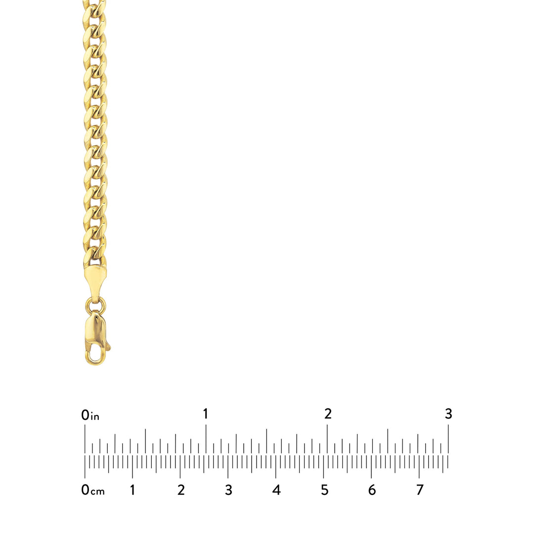 Chain - 14K Yellow Gold 5mm Miami Cuban 22 Inch Chain