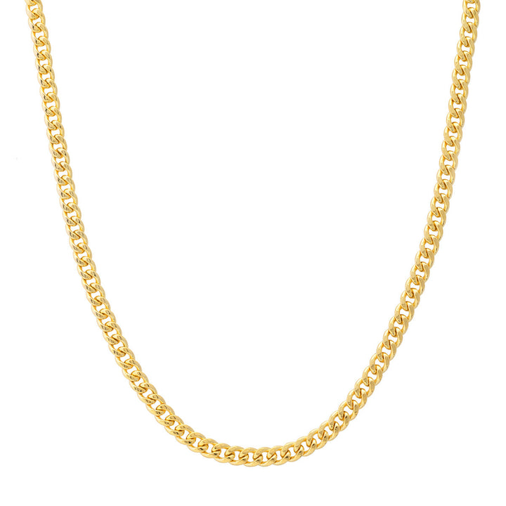 Chain - 14K Yellow Gold Semi-Solid 5.35mm Miami Cuban 22 Inch Chain