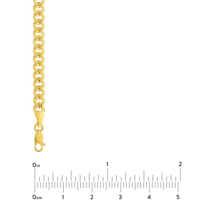 Chain - 14K Yellow Gold Semi-Solid 5.35mm Miami Cuban 22 Inch Chain