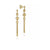 14K Yellow Gold Bujukan Drop Earrings