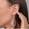 EARRINGS - Sterling Sliver Fish Wire Teardrop Drop Earrings