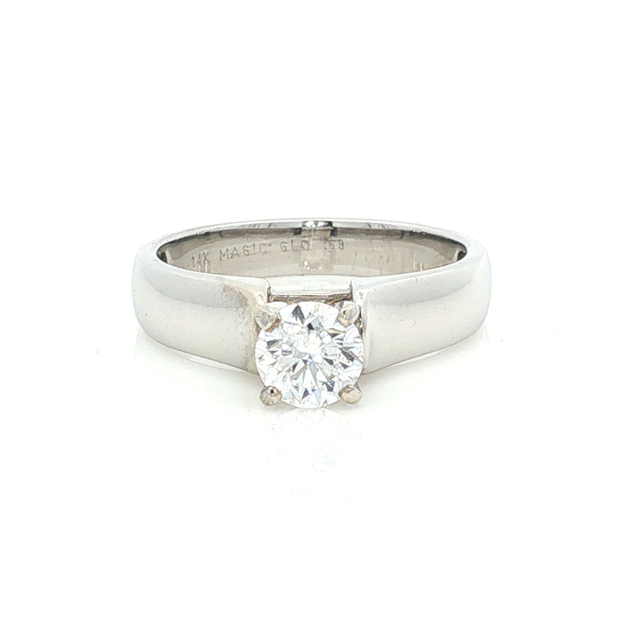 Actual natural diamond ring, stock 100-764