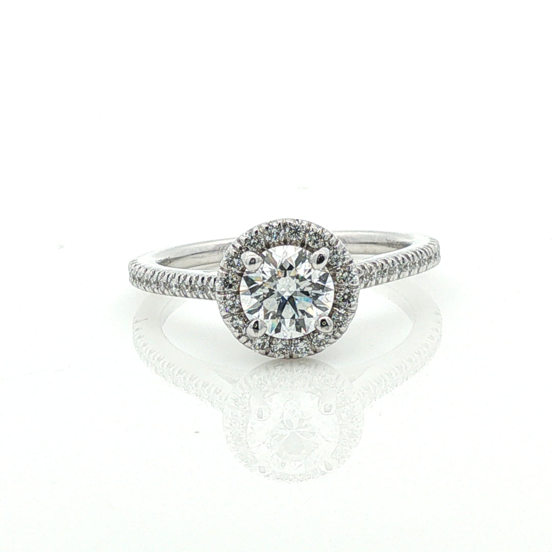 Actual natural diamond ring, stock 100-834