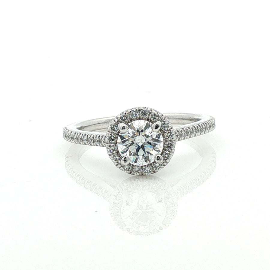 Actual natural diamond ring, stock 100-834