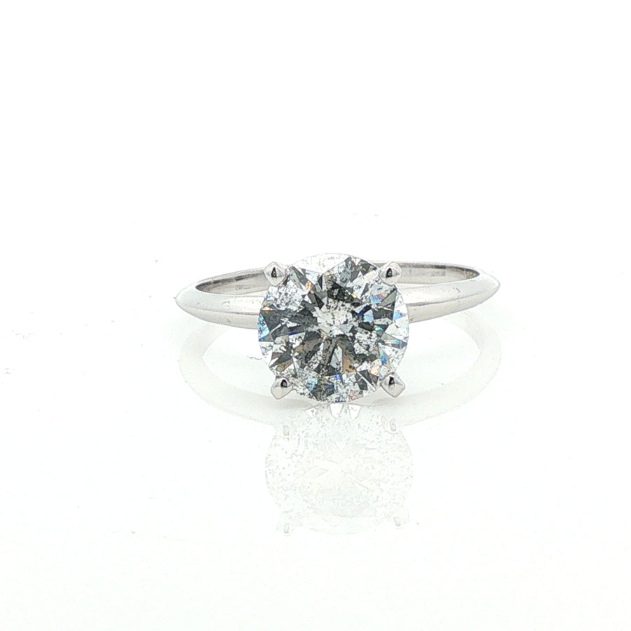 Actual 2.20 ct natural diamond solitaire, stock 100-1014