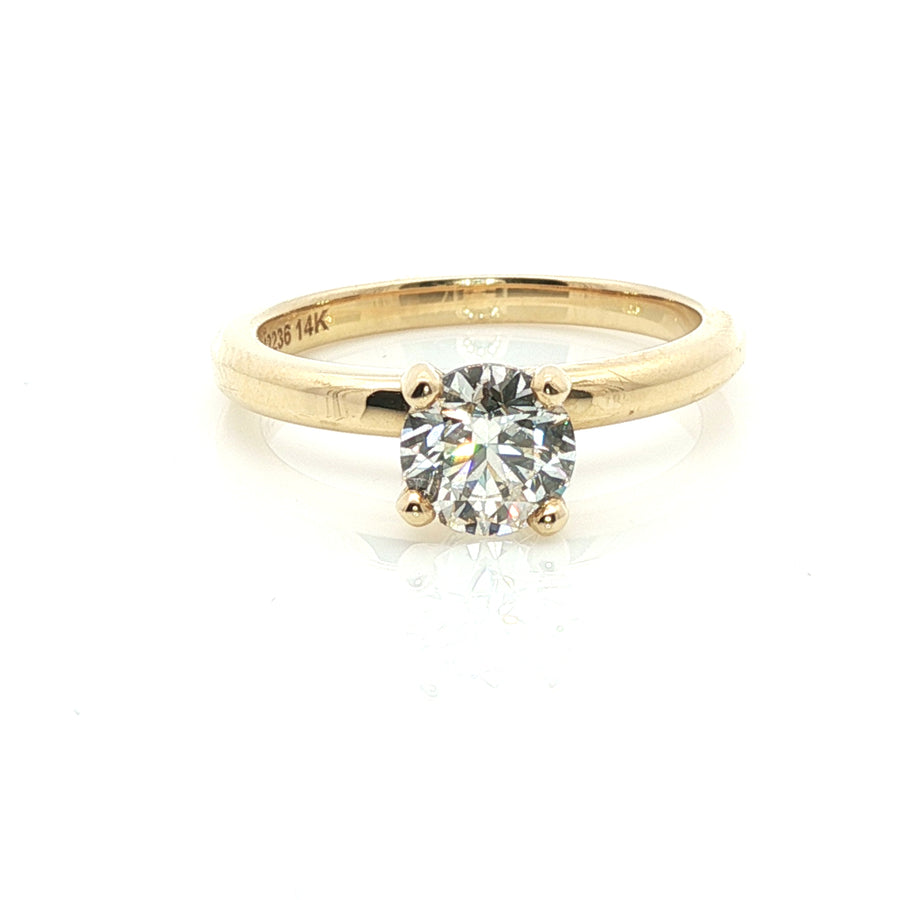 Actual natural diamond ring, stock 100-1015