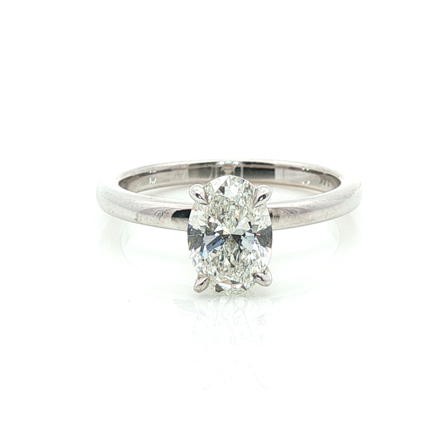 Actual natural diamond ring, stock 100-1018