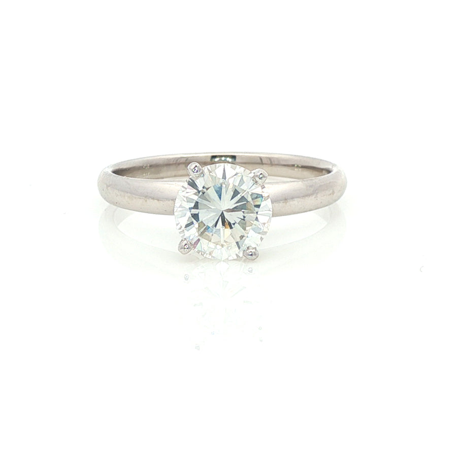 Actual natural diamond ring, stock 100-1050
