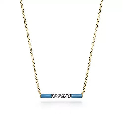 Tiffany & Co 18K Rose Gold Diamond Atlas Pierced Bar Pendant Necklace – THE  CLOSET