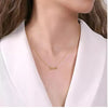 Necklace - 14K Yellow Gold Love Pendant