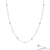 Lafonn Necklace With Simulated Station Diamond With CFW Pearl 18"