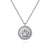 Sterling Silver Bujukan Medallion Pendant with Paw Print Center