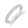 Rings - 14K White Gold 0.55cttw Diamond Wedding Band