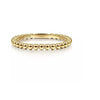 RINGS - 14K Yellow Gold Bujukan Beaded Ball Stackable Fashion Ring