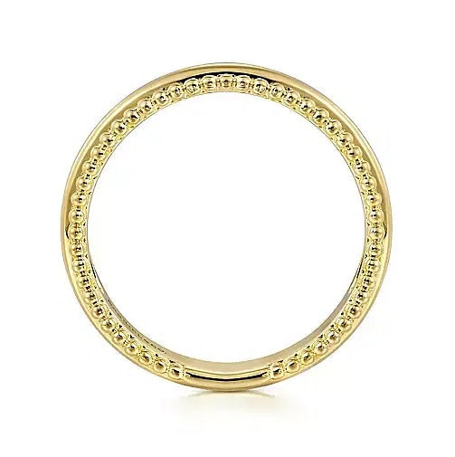 RINGS - 14K Yellow Gold Bujukan Stackable Fashion Ring