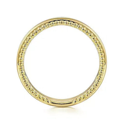 RINGS - 14K Yellow Gold Bujukan Stackable Fashion Ring