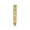 RINGS - 14K Yellow Gold Cuban Link Stackable Fashion Ring