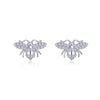 UNDER $200 - Lafonn Stud Earrings With Simulated Busy Bee Diamond .48Cttw