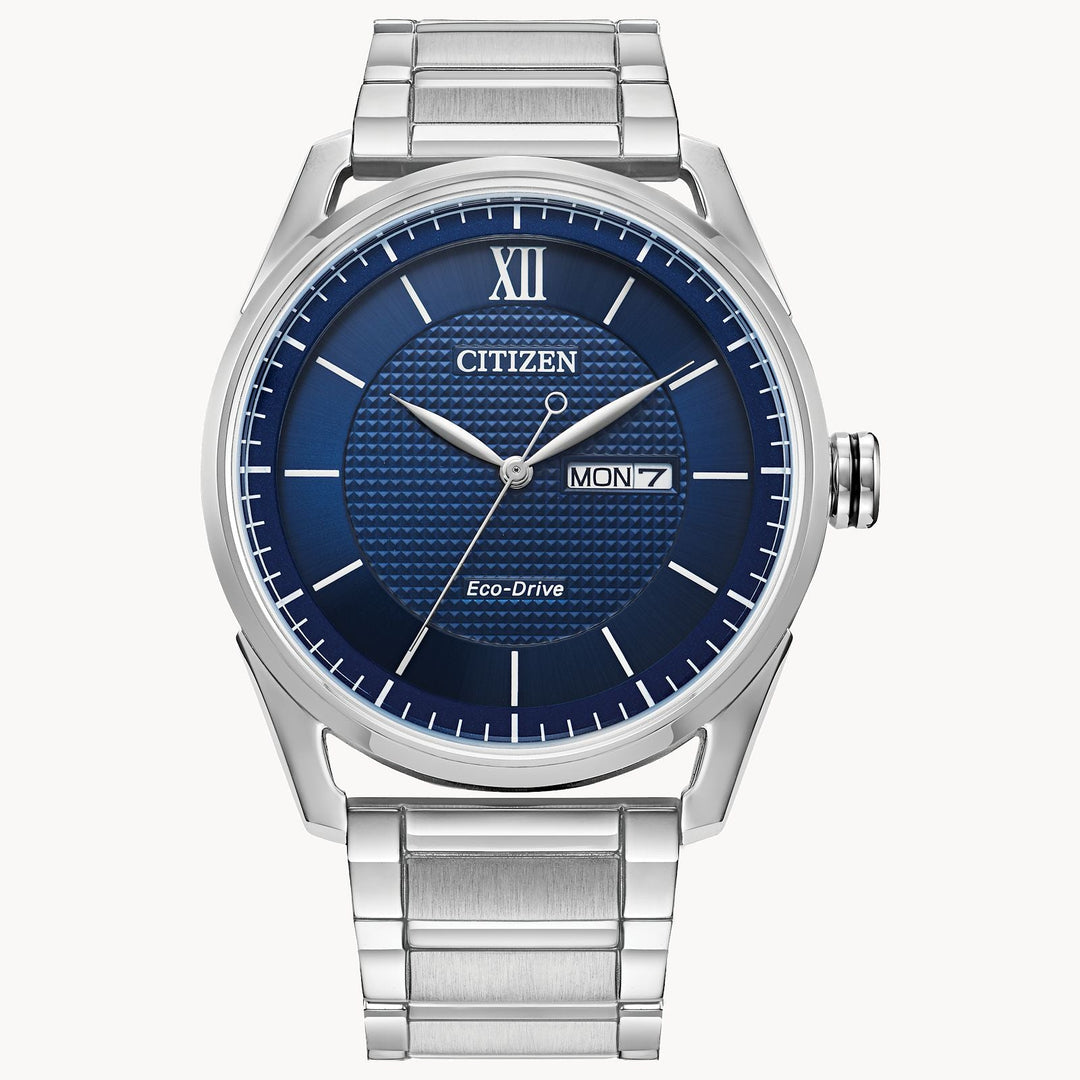 Watches - Citizen Classic Mens Eco-drive Watch Silver Tone Stainless Steel