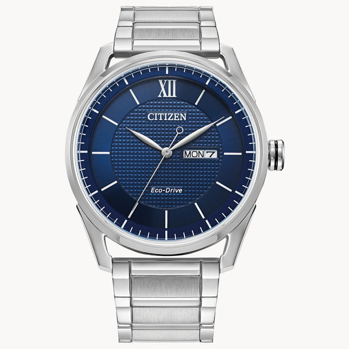 Watches - Citizen Classic Mens Eco-drive Watch Silver Tone Stainless Steel
