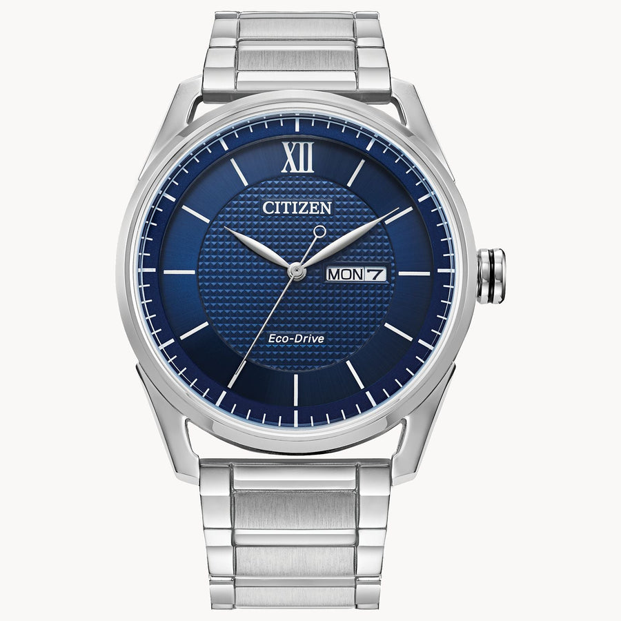 Watches - Citizen Classic Mens Eco-drive Watch Silver Tone Stainless Steel