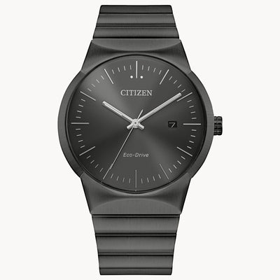 Watches - Citizen Eco-Drive Men's Axiom Gray-Tone Stainless Steel Watch