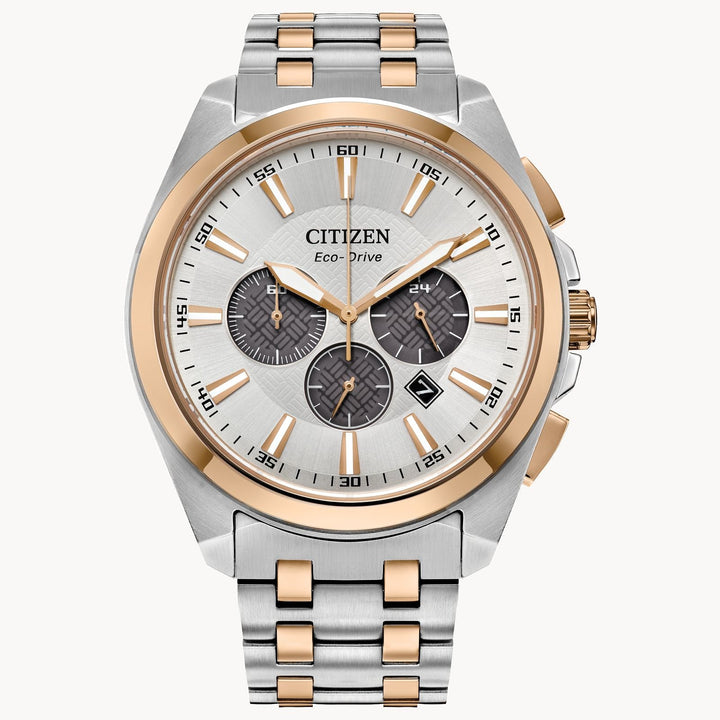 Watches - Citizen Eco-Drive Men's Peyten Collection With Two-tone Stainless Steel Bracelet.