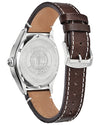 Watches - Citizen Eco-Drive Mens Garrison Watch With Black Leather Strap