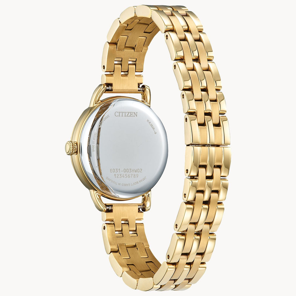 Watches - Citizen Eco-Drive Women's Classic Coin Edge Gold Tone Watch