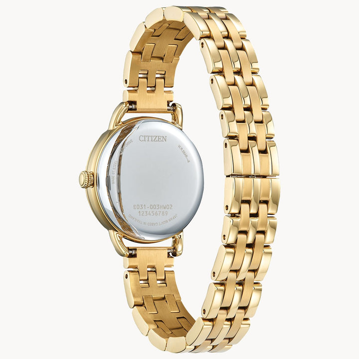 Watches - Citizen Eco-Drive Women's Classic Coin Edge Gold Tone Watch