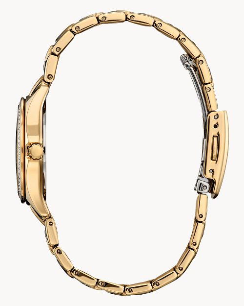 Watches - Citizen Eco-Drive Women's Elegant Crystal Gold-Tone Watch