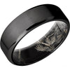 Wedding Ring - Black Zirconium Band With Black APC Real Tree Brand Sleeve